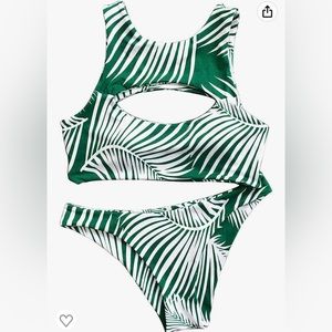 Cupshe leaf swimsuit